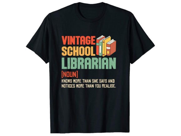Download Vintage School Librarian Career T-shirt - Vintage Collection