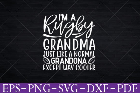 Download Funny Rugby Grandma Svg Cricut Cut File - Premium Resources