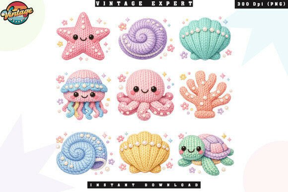 Download Jellyfish Octopus Sea Life Crochet Yarn - Octopus Collection