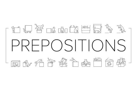 Download Preposition English Language Icons Set - Premium Resources