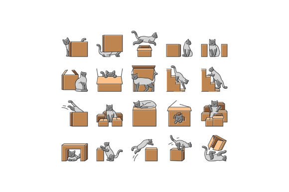 Download Preposition English Language Icons Set - English language Collection