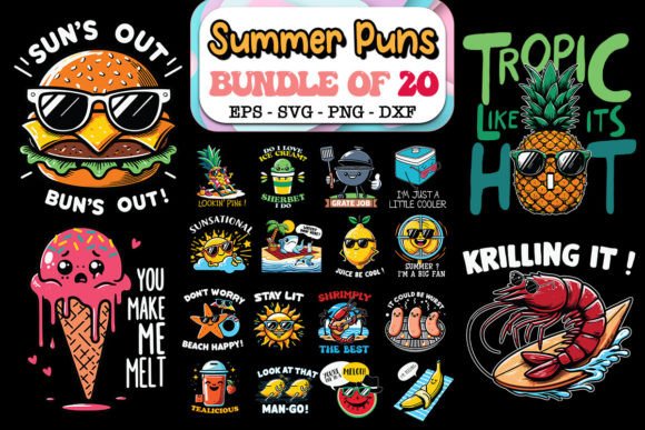 Download Summer Puns SVG Bundle - Summer Collection