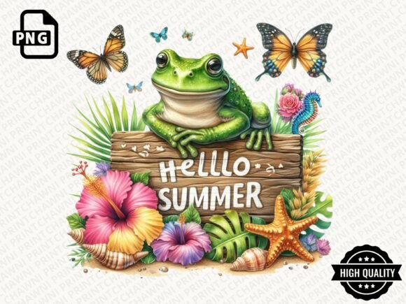 Download Hello Summer Animal Clipart PNG - Summer Collection