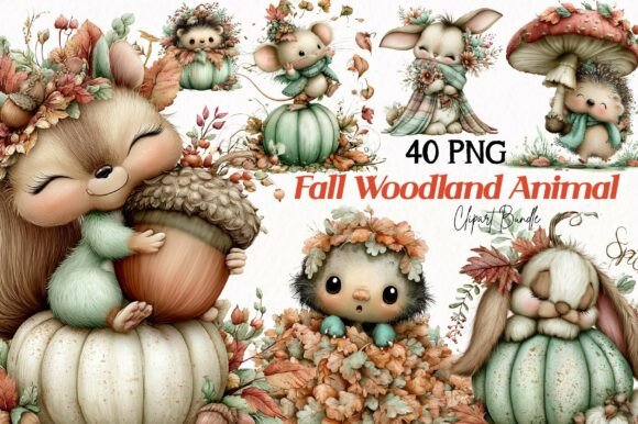 Download Fall Woodland Animal Clipart - Fall Collection