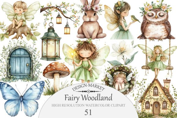 Download Fairy Woodland Clipart - Woodland clipart Collection