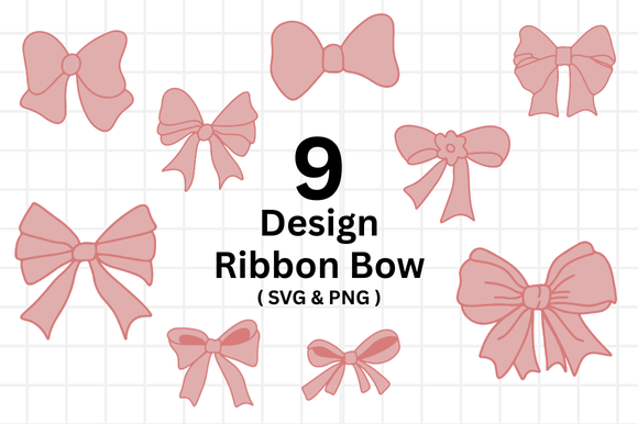 Download Ribbon Bow Svg Bundle Illustration - Premium Resources