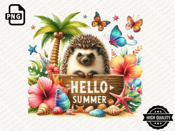 Download Hello Summer Animal Clipart PNG - Summer Collection