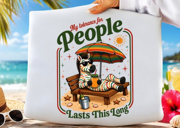 Download Sarcastic Summer Funny Zebra PNG - Summer Collection