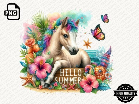 Download Hello Summer Animal Clipart PNG - Summer Collection