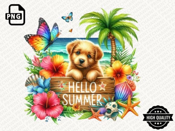 Download Hello Summer Animal Clipart PNG - Summer Collection
